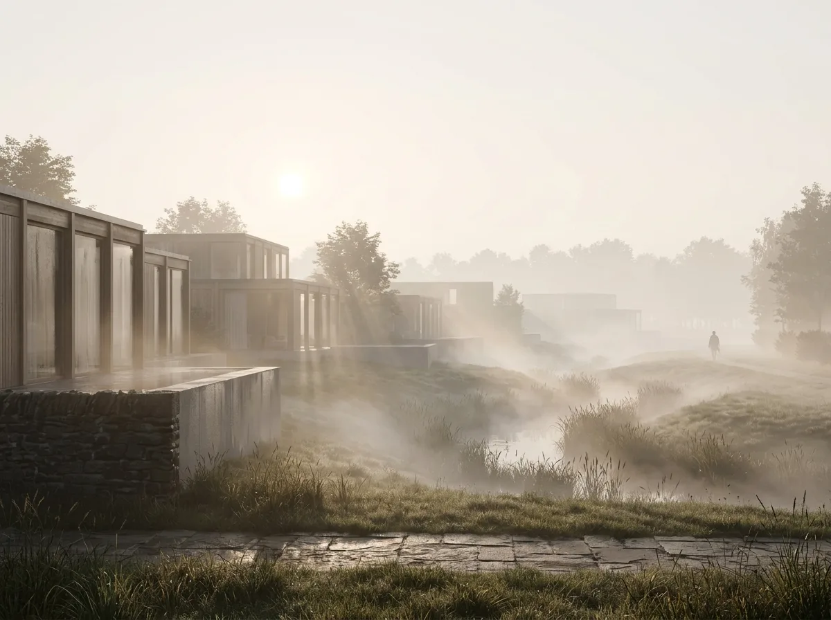 Morning Mist: Atmospheric Perspective as a Theme