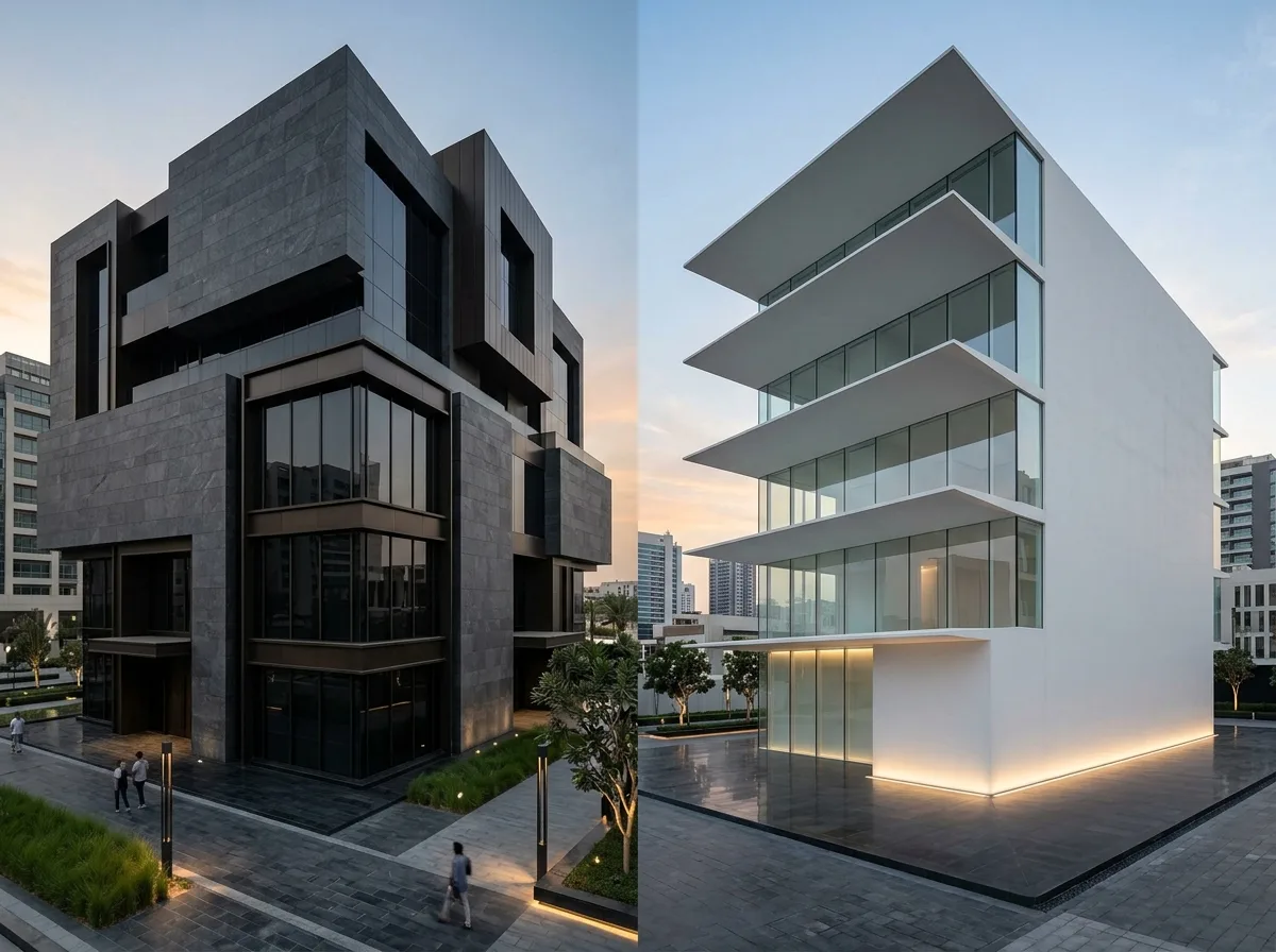Difference from High Modernism: No stone weight