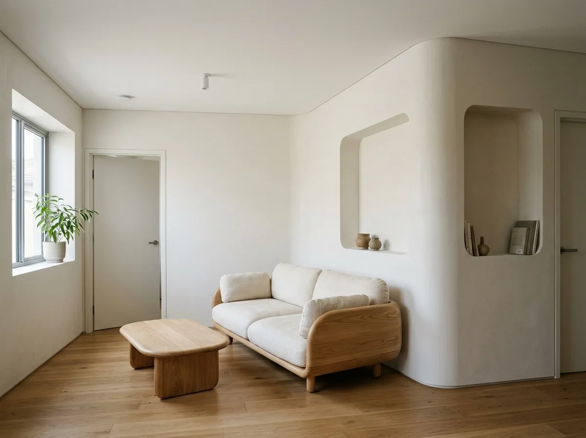 Where to curve: corners and furniture profiles
