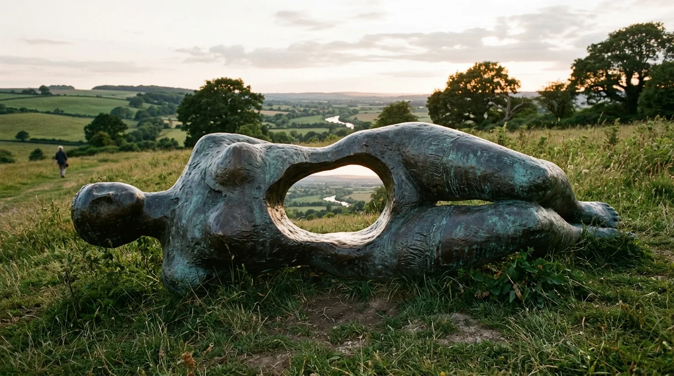 Henry Moore | Reclining Figures and Holes: Letting the Landscape Through Sculpture