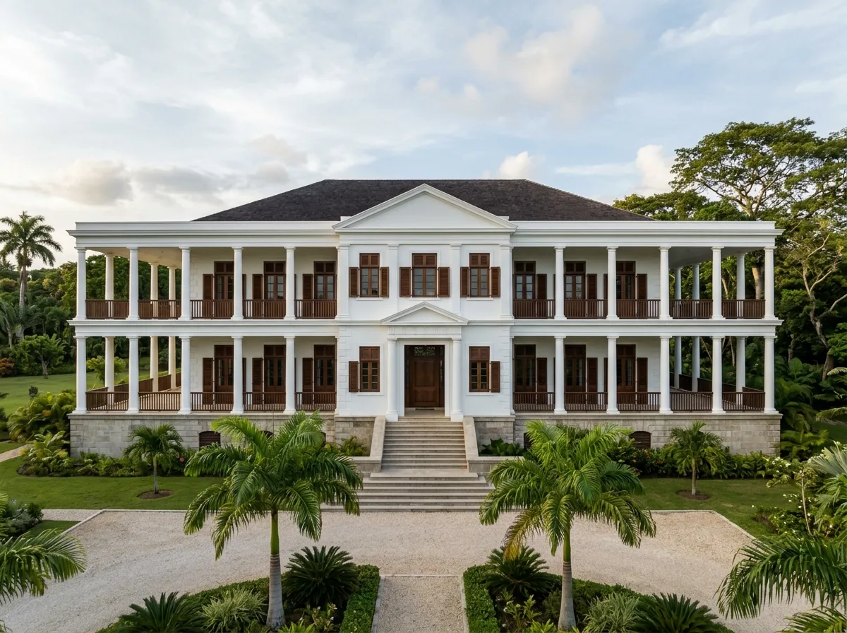Difference from British Colonial Style: One is Exterior, One is Interior