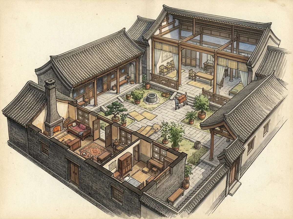 Summer Hall and Winter Hall: Living on Both Sides Throughout the Year