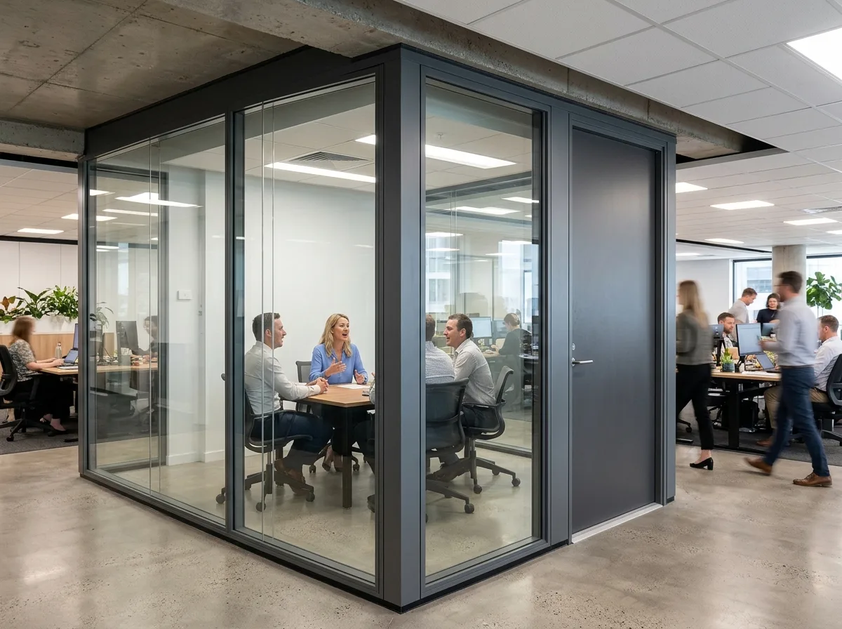 Sound Insulation Ratings for Partitions: How Far Should Glass Go?