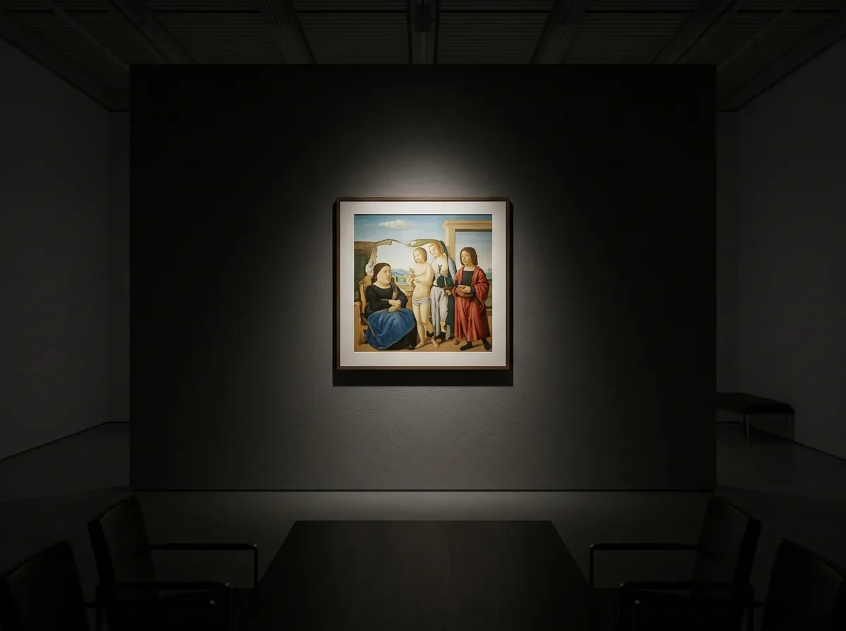 Lighting Adjustment: Narrowing wide light to illuminate only the picture frame