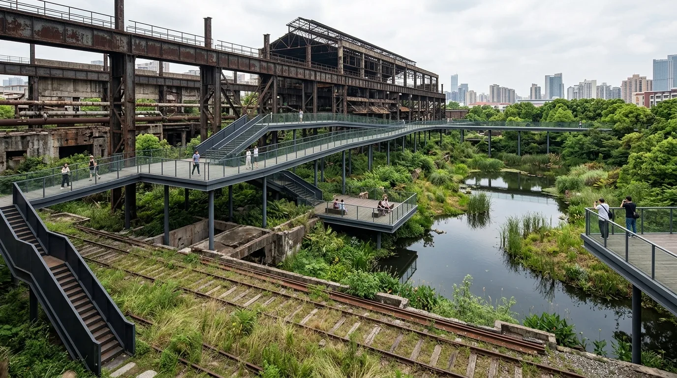 Layered reading: Industrial layer, ecological layer, usage layer