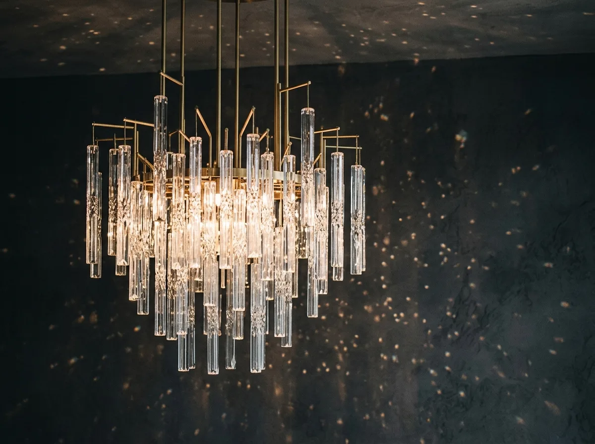 A Modern Take on the Crystal Chandelier: Different Shapes, Same Materials