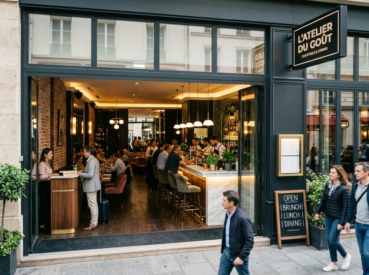Bistro Open to the Public: Shared by Guests and Locals
