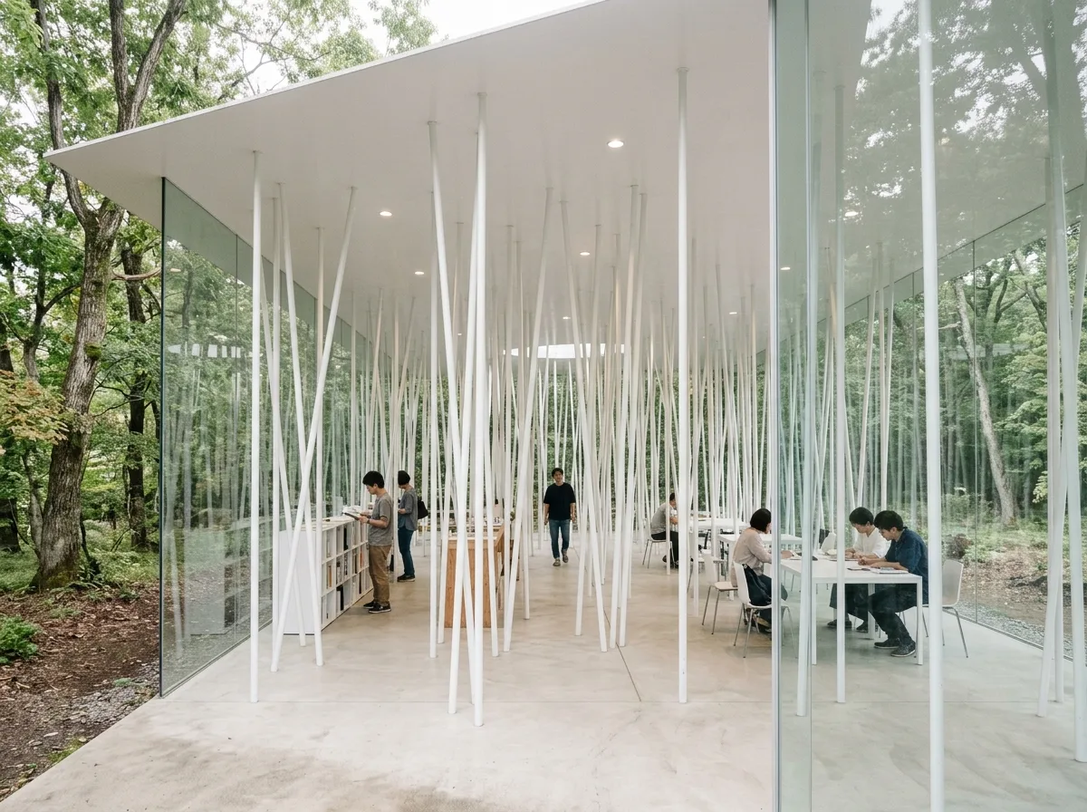 Forest of Ultra-Thin Columns: The Almost Non-Existent Structure