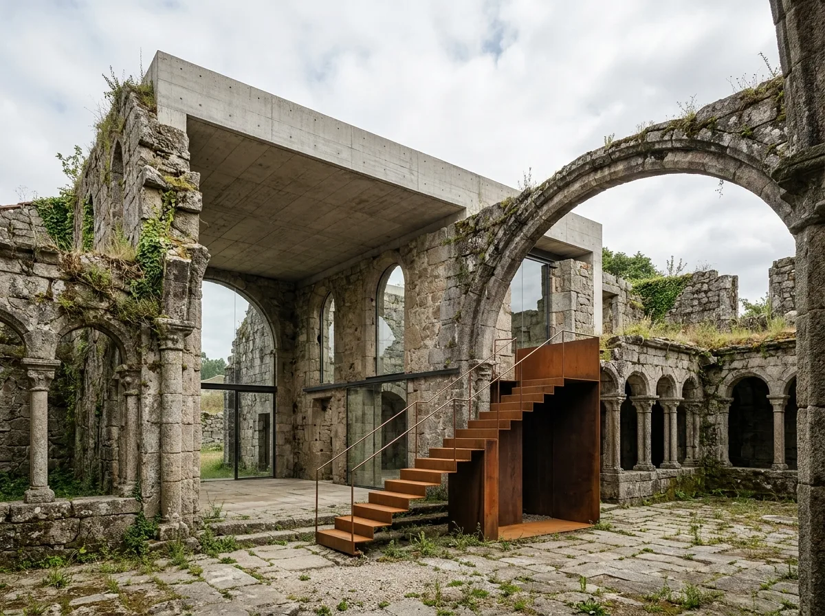 Monastery Renovation: Precise Stitching Between Old and New