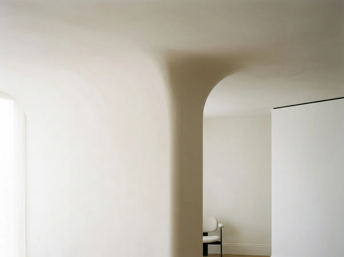 No division between wall and ceiling