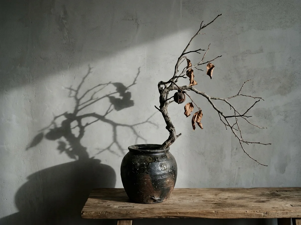 Dried Branches and Time: The beauty of imperfection