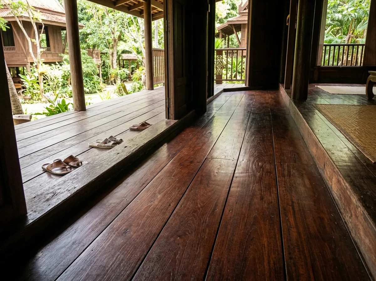 Thai Style: Teak Stilt Houses and Timber Floors