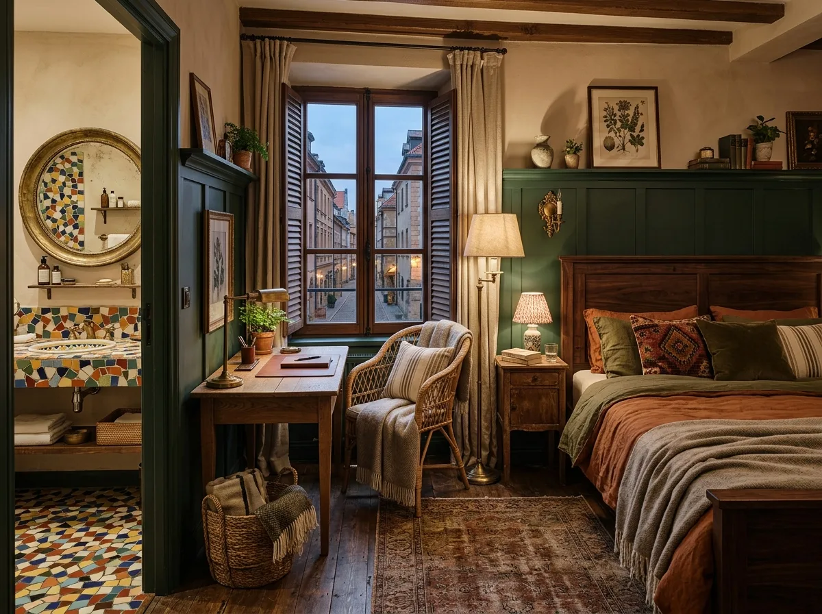 Oriental Retro Modern - Guest Room
