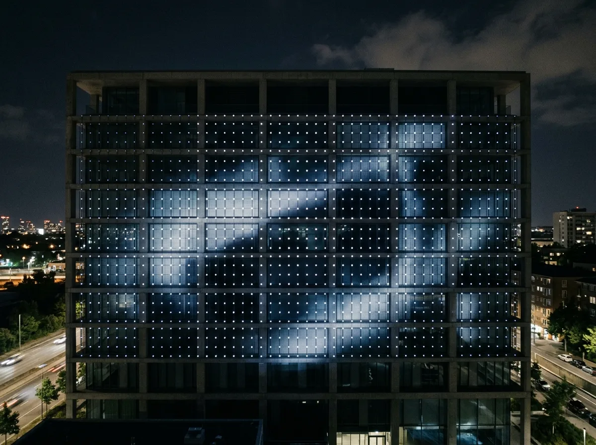 Media facades: Low-resolution giant pixels