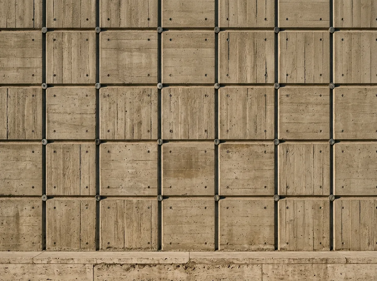 Wood Formwork Marks & Lead Seal Holes: The Honest Surface of Fair-Faced Concrete