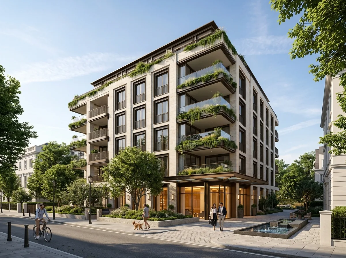 Building Exterior Perspective: Human-View Day Scene Rendering