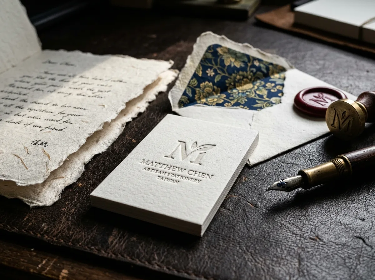 The Texture of Paper: Envelopes, Business Cards, and Notes