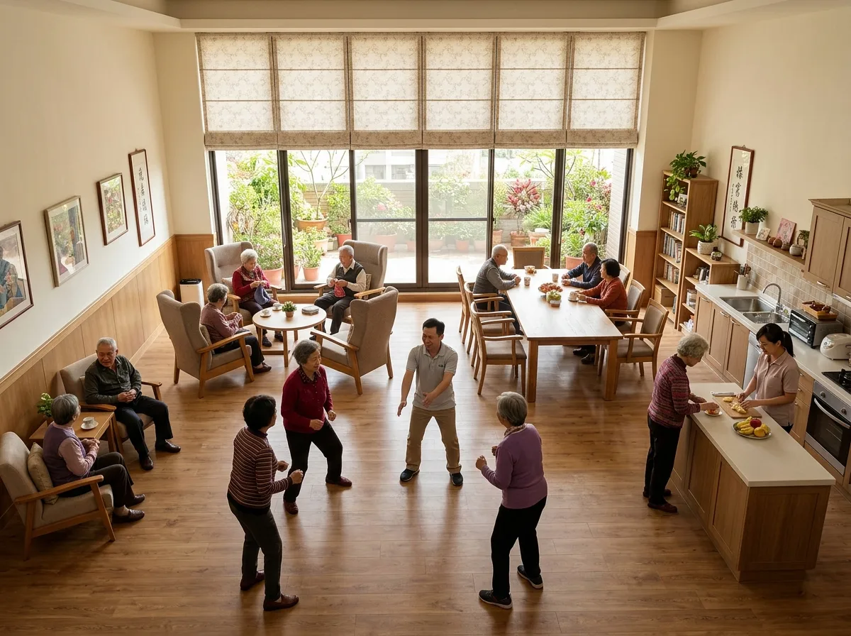Sunlit Atrium Lobby: Like a Living Room, Not an Institution