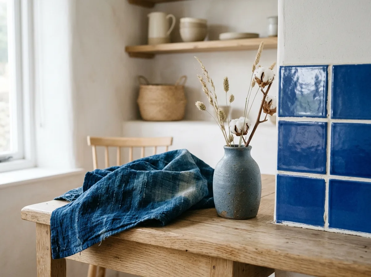 Taiwanese Blue: Shades of Indigo Dye and Tiles