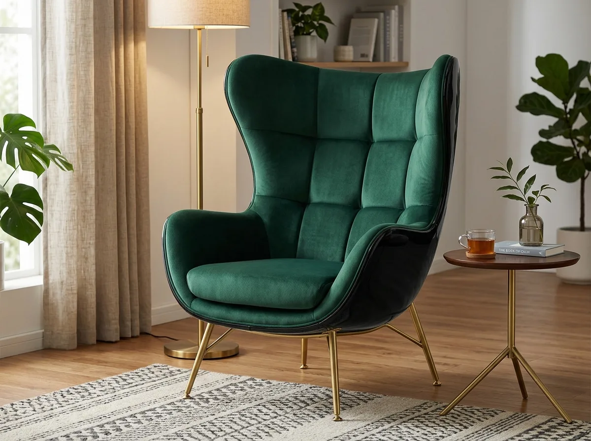 Scalloped Backrest: A Chair with a Sense of Envelopment