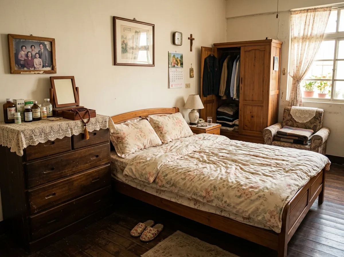 Grandma's House · Bedroom: Floral Prints and Mothballs