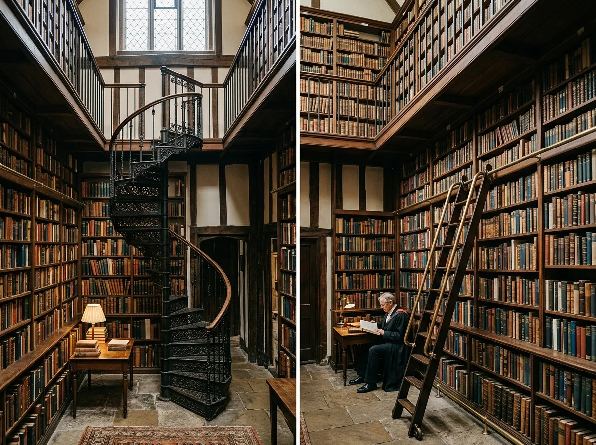 Ladders and Lofts: Books Growing Upwards