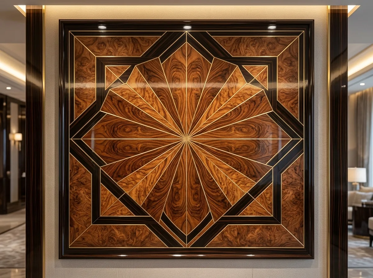 Ebony and Burl Wood Veneer: Creating Patterns