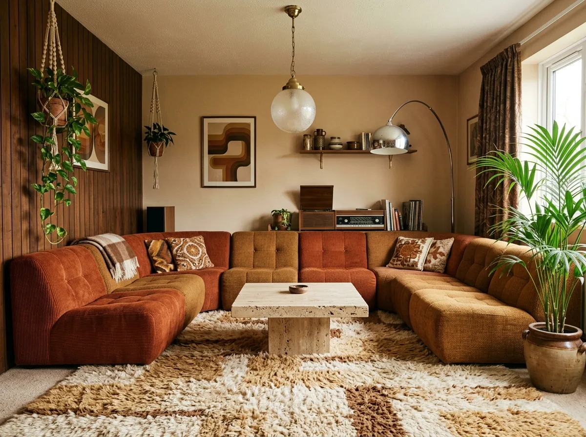 Seventies Sampling: Earth Tones, Curves, and Velvet