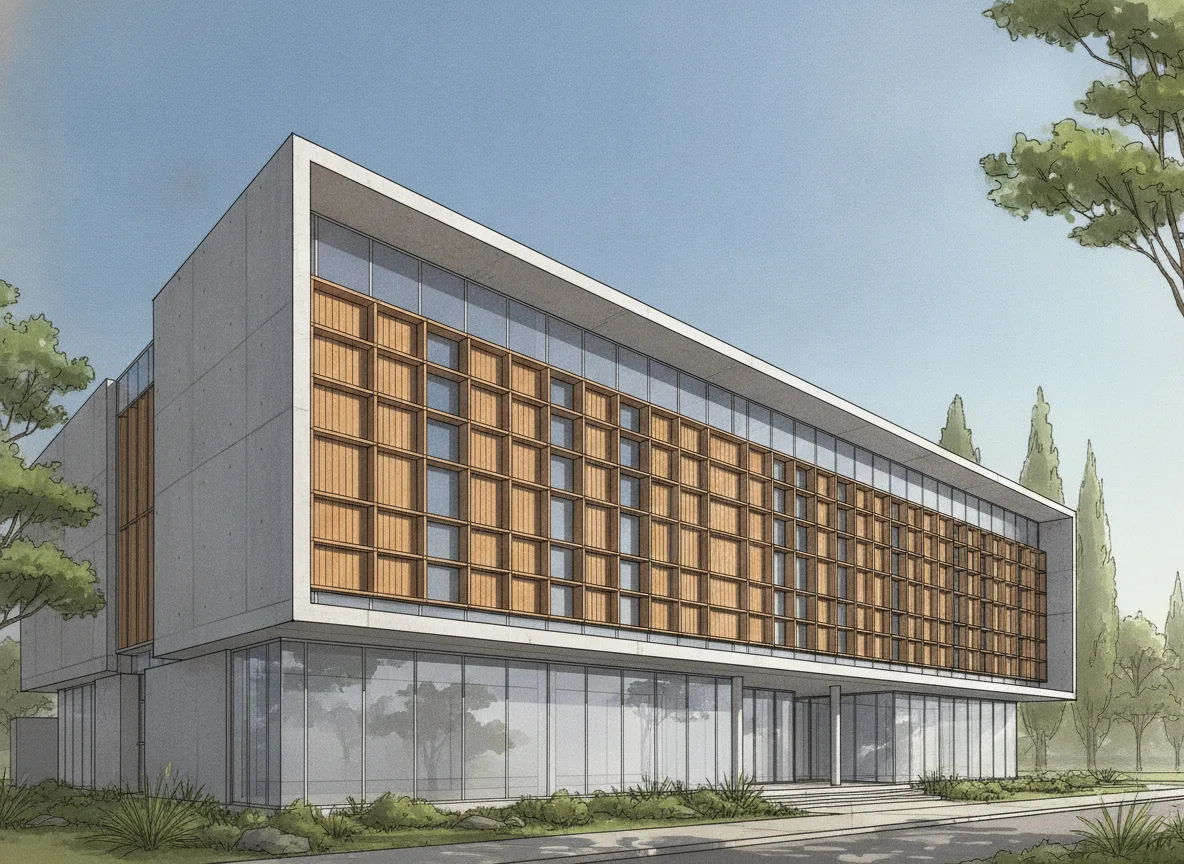 Hand-Drawn Sketch to Realistic Light and Shadow Facade