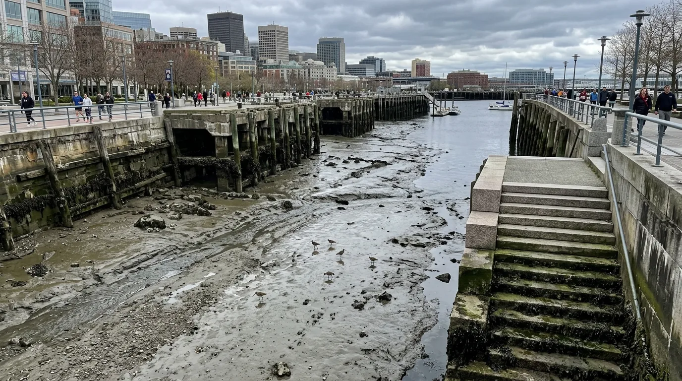Waterfront: Intertidal Zone - At Low Tide