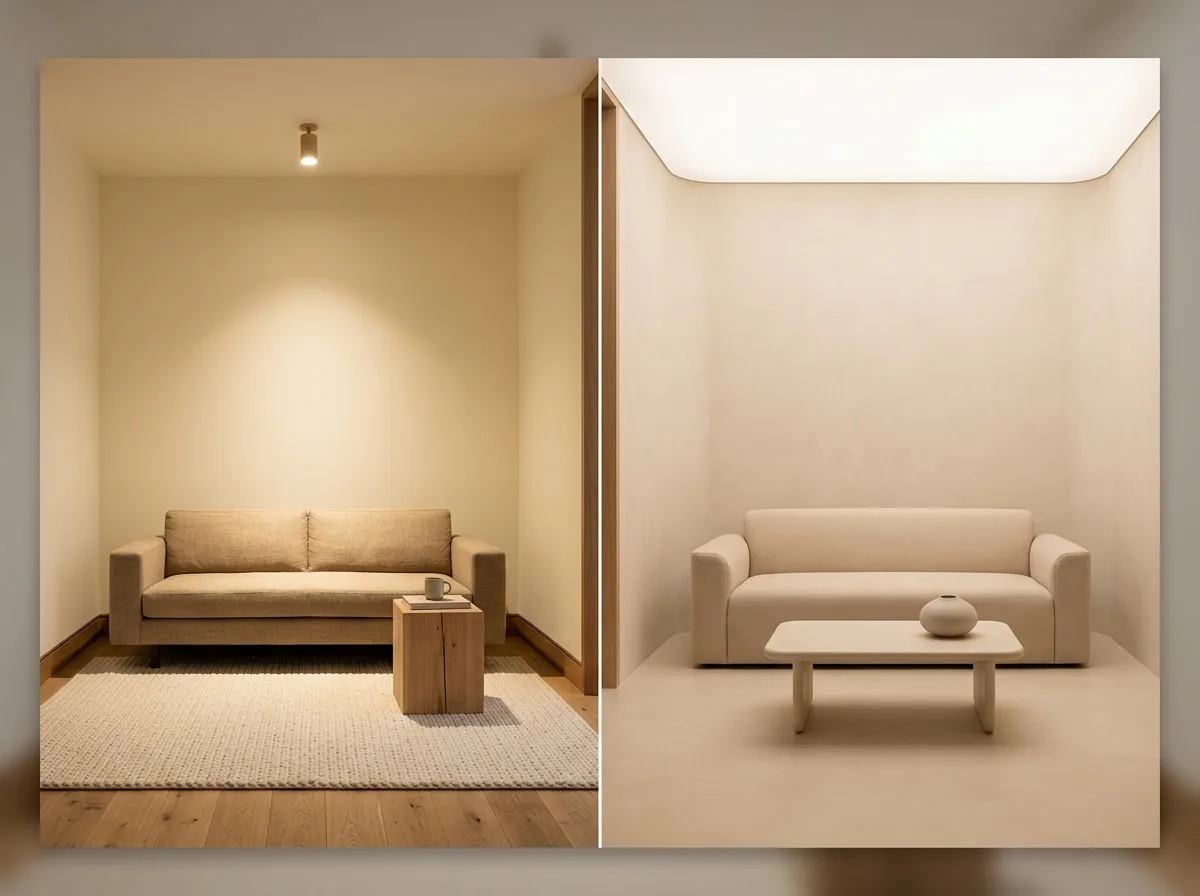 Difference from Warm Minimalism: One is Temperature, the Other is Boundary