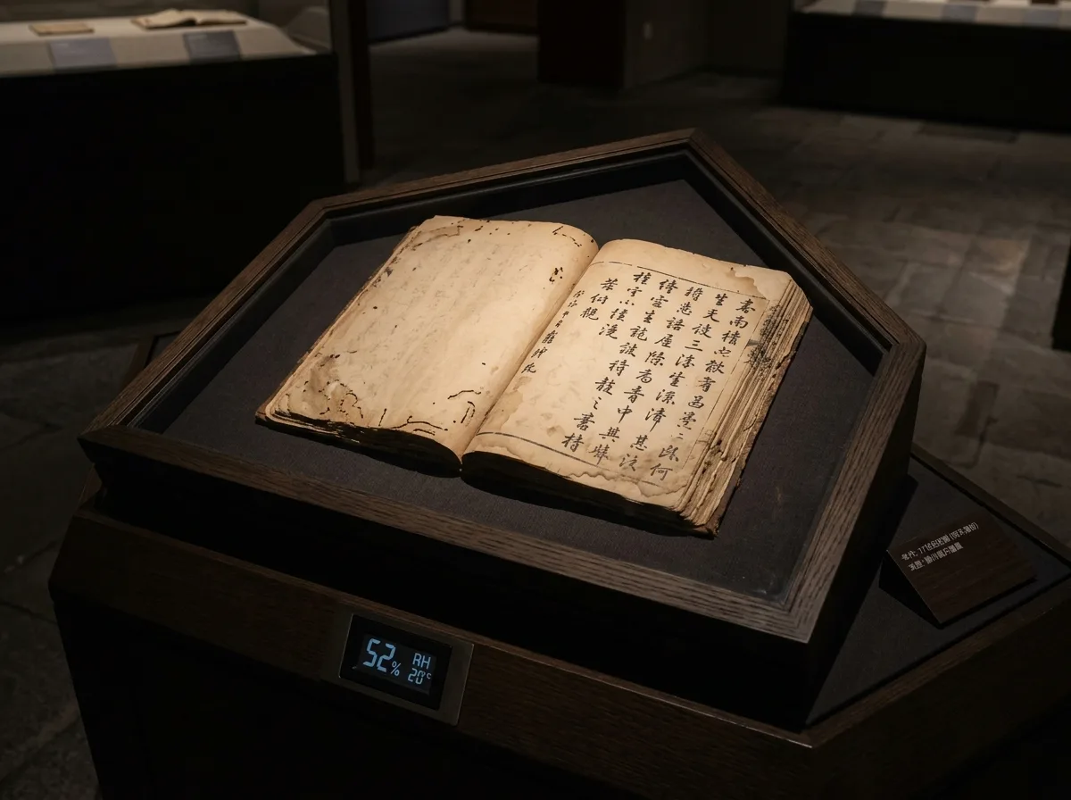 古籍与手稿：玻璃下的那一页