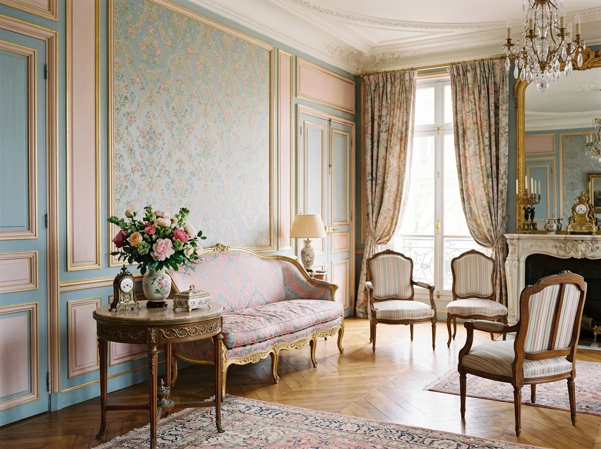 Difference from Contemporary French Light Luxury: Patterns, Antiques, Curves
