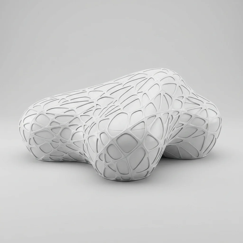 Organic Biomorphic Research Facility Massing