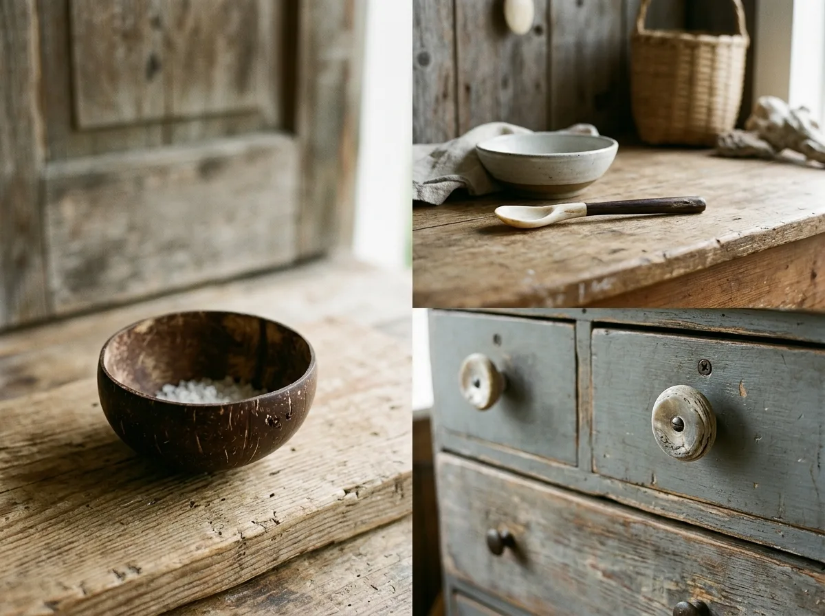 Coconut Shell, Shell, and Bone: Small-Scale Details