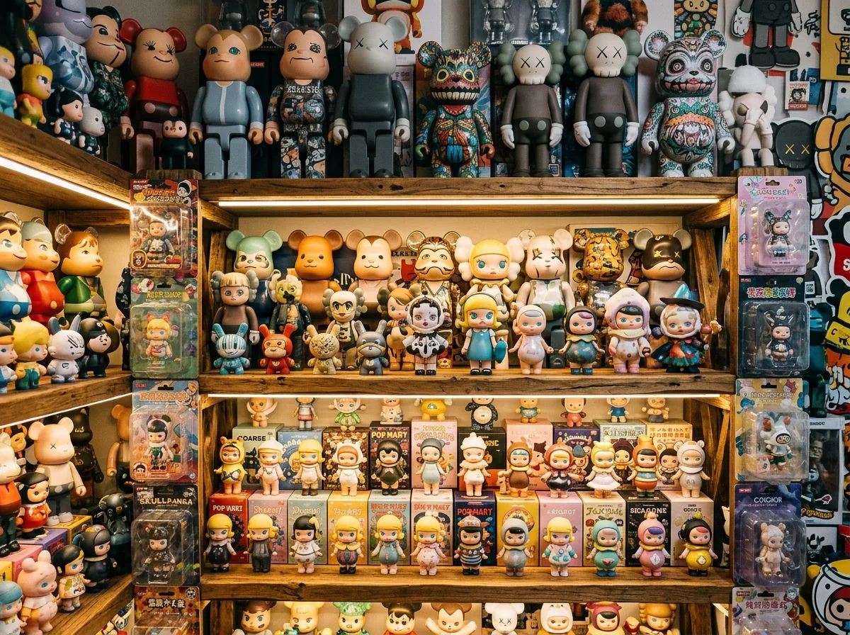 フィギュアと玩具：揃えではなく並べる