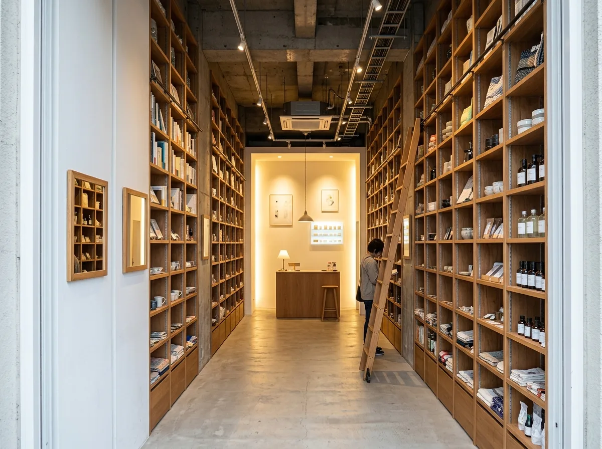間口3メートルの店舗：垂直方向の階層