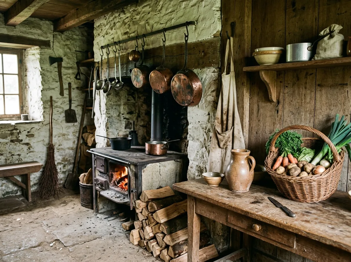 Practicality over aesthetics: everything is in use