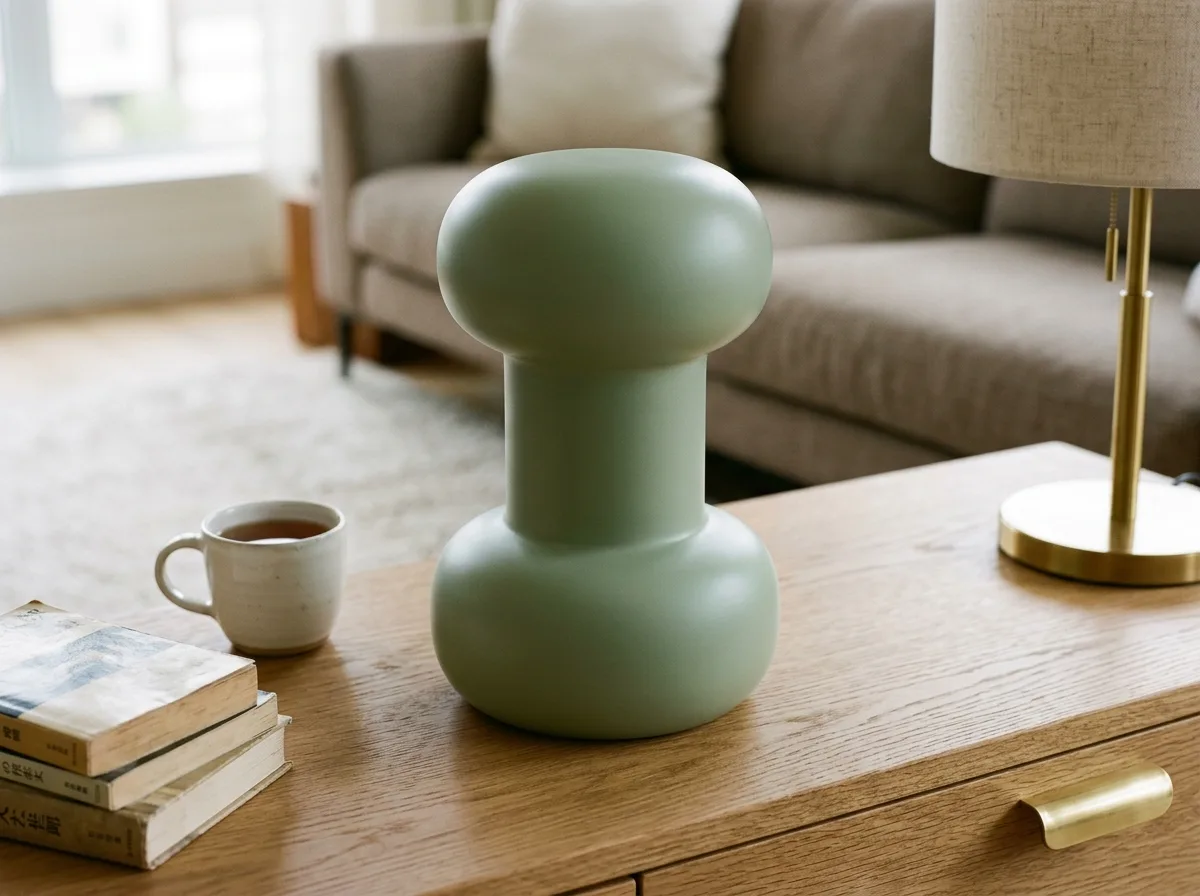 Painted wooden blocks: solid rounds