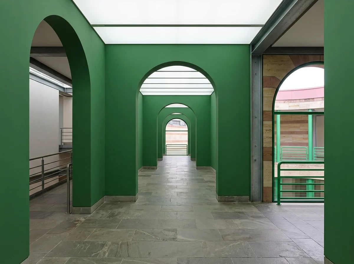 The Rotunda and Ramp Museum Interior: Movement Becomes Part of the Exhibition