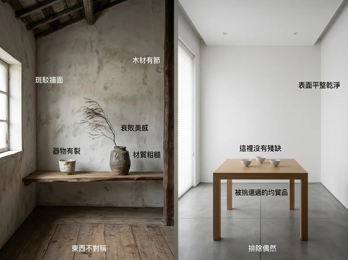 禅非侘寂：一求秩序，一求残缺