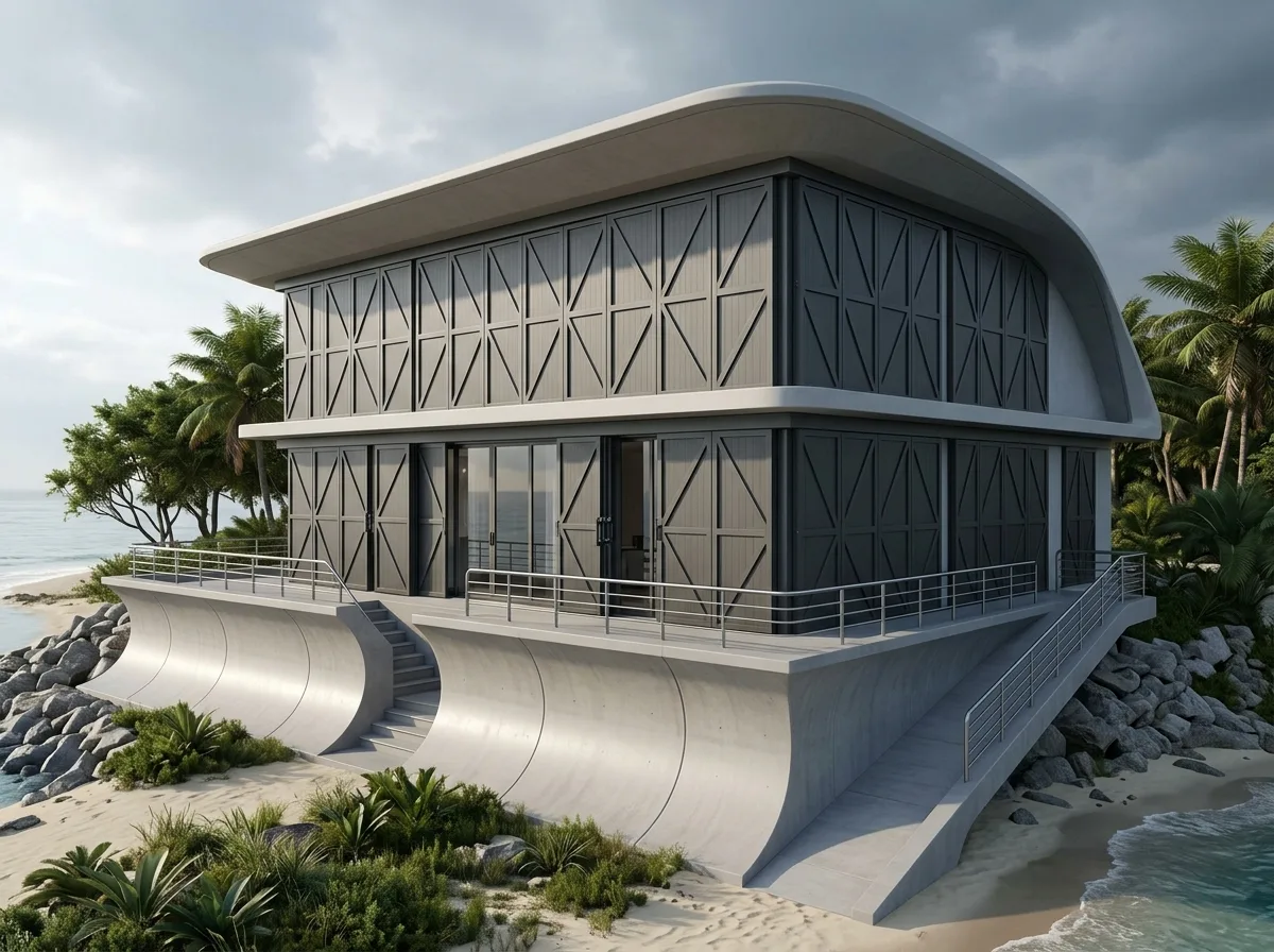 Typhoon-Resistant Island Villa Renovation