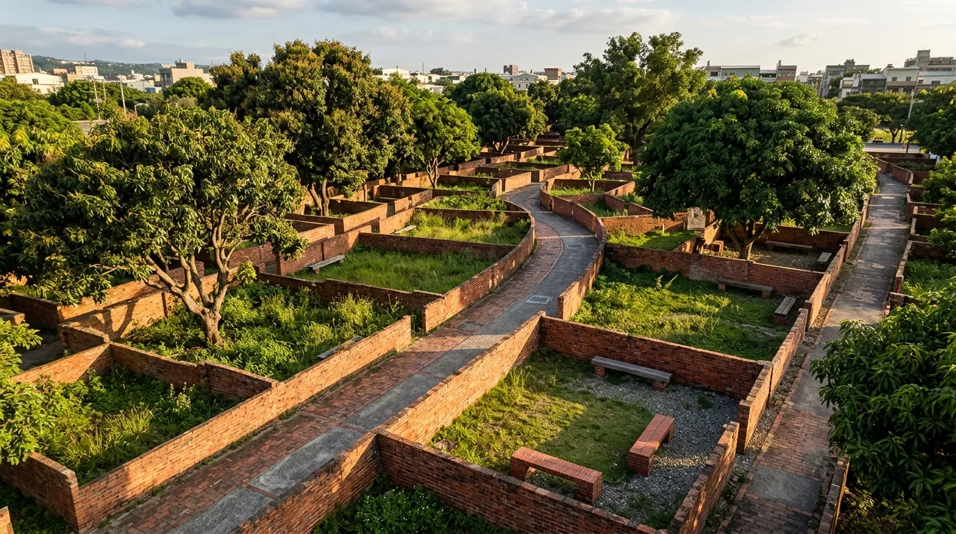 Old Military Dependent Village Green Space: Preserving Alleyways and Old Trees