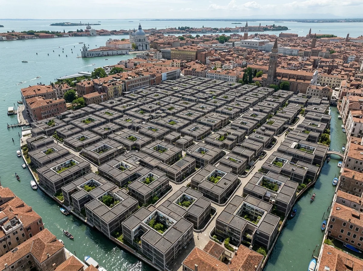 Le Corbusier | Venice Hospital: A Low-Slung, Sprawling Horizontal City