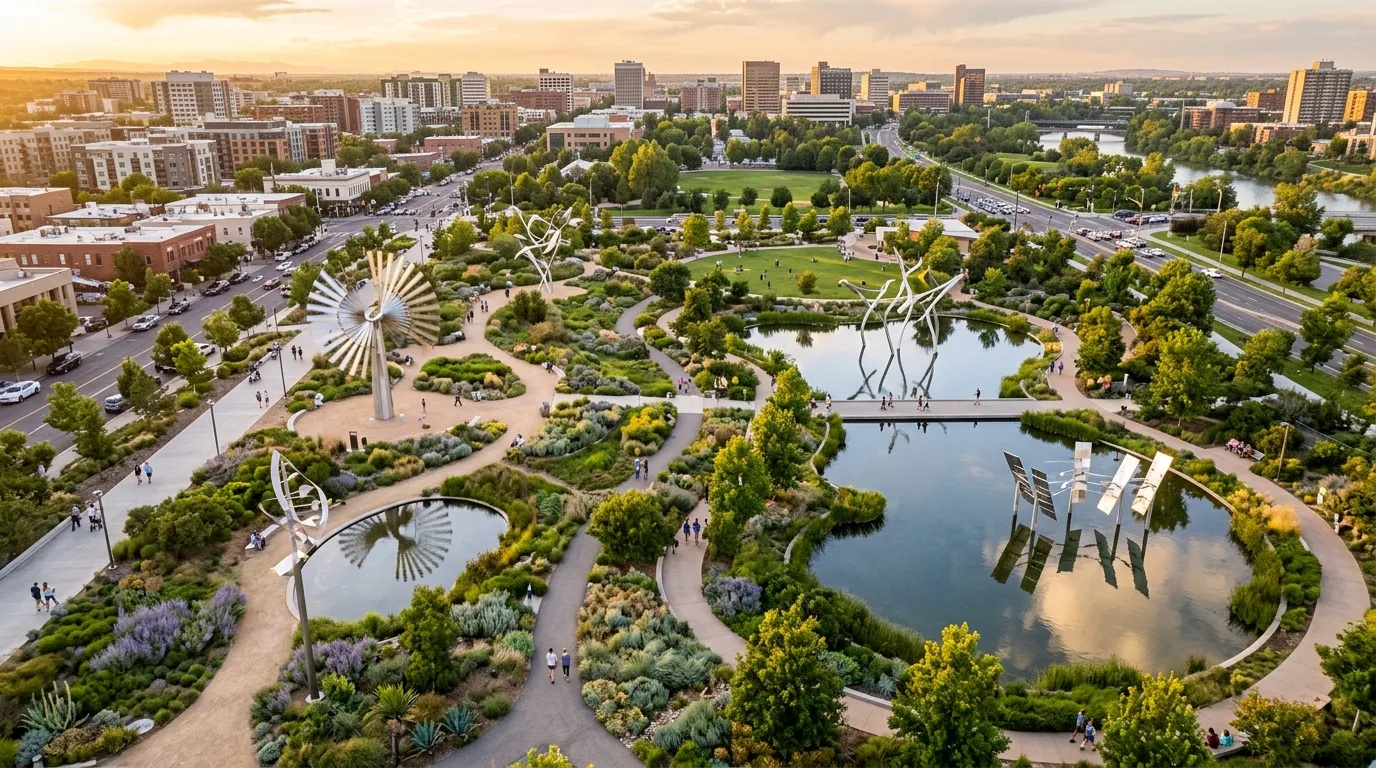 Wind-Sculpted Art Park