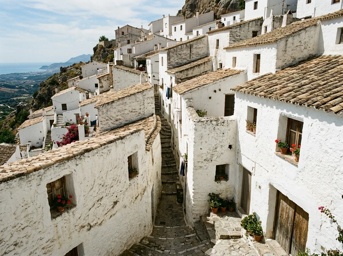 Andalusia・White Villages: The Entire Hillside is White