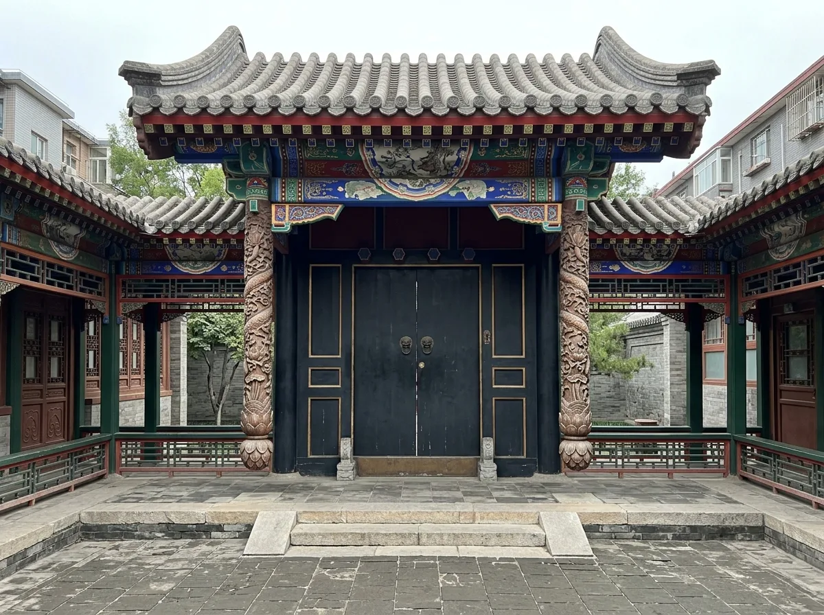 传统｜垂花门：院落里不落地的门柱