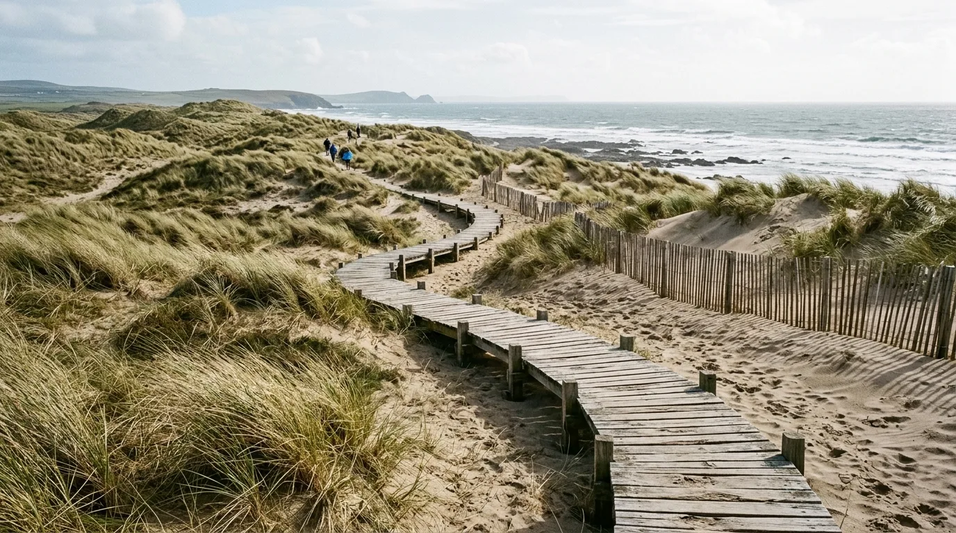 Coastal Dune Restoration: Herbaceous Dune Stabilization and Boardwalks