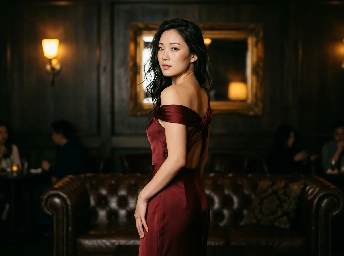 Dark Lounge: The Restrained Sensuality of Evening Gowns