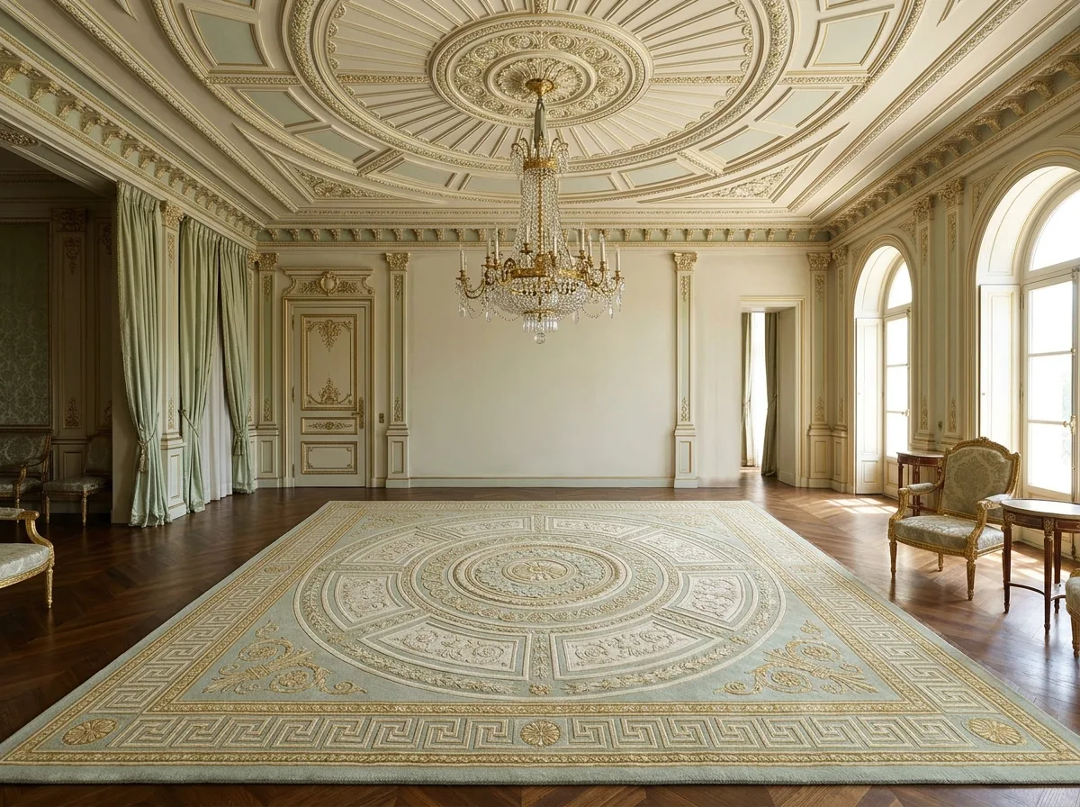 Carpets Echoing the Ceiling